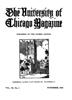 University of Chicago Magazine, Vol. 9, No. 1, November 1916