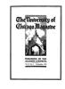 University of Chicago Magazine, Vol. 10, No. 1, November 1917