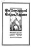 University of Chicago Magazine, Vol. 11, No. 5, March 1919
