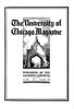 University of Chicago Magazine, Vol. 13, No. 1, November 1920