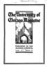 University of Chicago Magazine, Vol. 13, No. 4, February 1921
