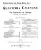 Quarterly Calendar, Vol. 1, No. 4, April 1893