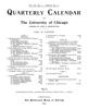 Quarterly Calendar, Vol. 2, No. 1, May 1893