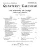 Quarterly Calendar, Vol. 2, No. 3, November 1893