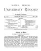 University Record, Vol. 1, No. 7, May 15, 1896