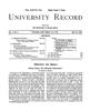 University Record, Vol. 1, No. 9, May 29, 1896