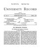 University Record, Vol. 1, No. 19, August 7, 1896