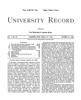 University Record, Vol. 1, No. 29, October 16, 1896