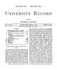 University Record, Vol. 1, No. 30, October 23, 1896