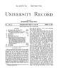 University Record, Vol. 1, No. 52, March 26, 1897