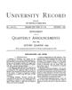 University Record, Vol. 1, No. 23, September 4, 1896