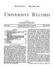 University Record, Vol. 2, No. 5, April 30, 1897