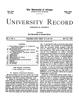 University Record, Vol. 2, No. 9, May 28, 1897