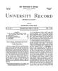 University Record, Vol. 3, No. 2, April 8, 1898