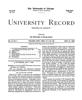 University Record, Vol. 3, No. 5, April 29, 1898