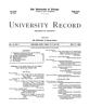 University Record, Vol. 3, No. 9, May 27, 1898