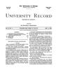 University Record, Vol. 3, No. 11, June 10, 1898