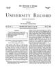 University Record, Vol. 3, No. 15, July 8, 1898