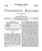 University Record, Vol. 3, No. 18, July 29, 1898