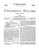 University Record, Vol. 3, No. 19, August 5, 1898