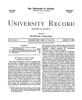University Record, Vol. 3, No. 21, August 19, 1898