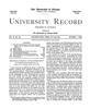 University Record, Vol. 3, No. 28, October 7, 1898