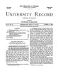 University Record, Vol. 3, No. 29, October 14, 1898