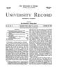 University Record, Vol. 3, No. 31, October 28, 1898