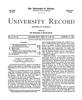 University Record, Vol. 3, No. 38, December 16, 1898