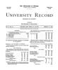University Record, Vol. 3, No. 42, January 13, 1899