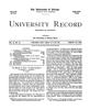 University Record, Vol. 3, No. 43, January 20, 1899