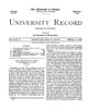University Record, Vol. 3, No. 46, February 10, 1899
