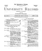University Record, Vol. 3, No. 51, March 17, 1899