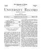 University Record, Vol. 3, No. 52, March 24, 1899