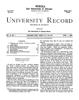 University Record, Vol. 4, No. 1, April 7, 1899
