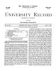 University Record, Vol. 4, No. 5, May 5, 1899
