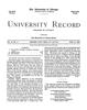 University Record, Vol. 4, No. 11, June 16, 1899