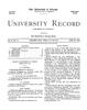 University Record, Vol. 4, No. 13, June 30, 1899