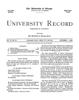 University Record, Vol. 4, No. 22, September 1, 1899
