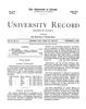 University Record, Vol. 4, No. 23, September 8, 1899