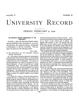 University Record, Vol. 4, No. 45, February 9, 1900