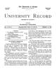 University Record, Vol. 4, No. 46, February 16, 1900