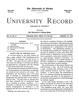 University Record, Vol. 4, No. 47, February 23, 1900