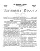 University Record, Vol. 4, No. 50, March 16, 1900
