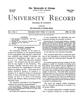 University Record, Vol. 5, No. 3, April 20, 1900