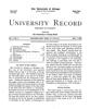 University Record, Vol. 5, No. 5, May 4, 1900
