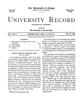 University Record, Vol. 5, No. 7, May 18, 1900
