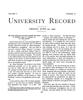 University Record, Vol. 5, No. 13, June 29, 1900