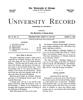University Record, Vol. 5, No. 18, August 3, 1900