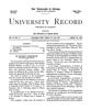 University Record, Vol. 5, No. 21, August 24, 1900